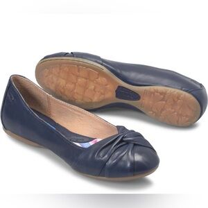 Born Shoes Lilly Final Ballet Flats Blue Navy Women's 7.5M